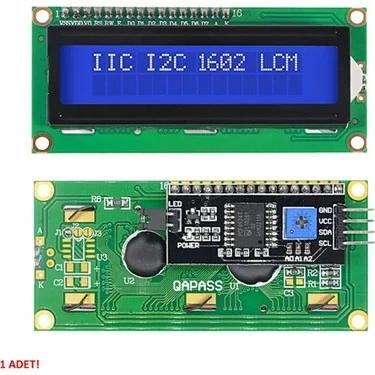 16x2 LCD Ekran (I2C Modülü ile)